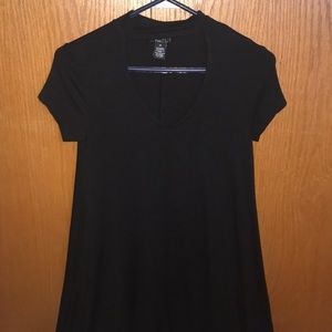 Black T-shirt dress
